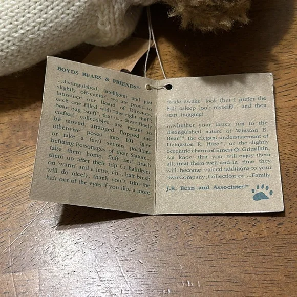 J. B Bean and associates collectable USA plush bear - Picture 3 of 5